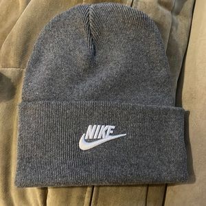 Unisex Nike Grey Beanie